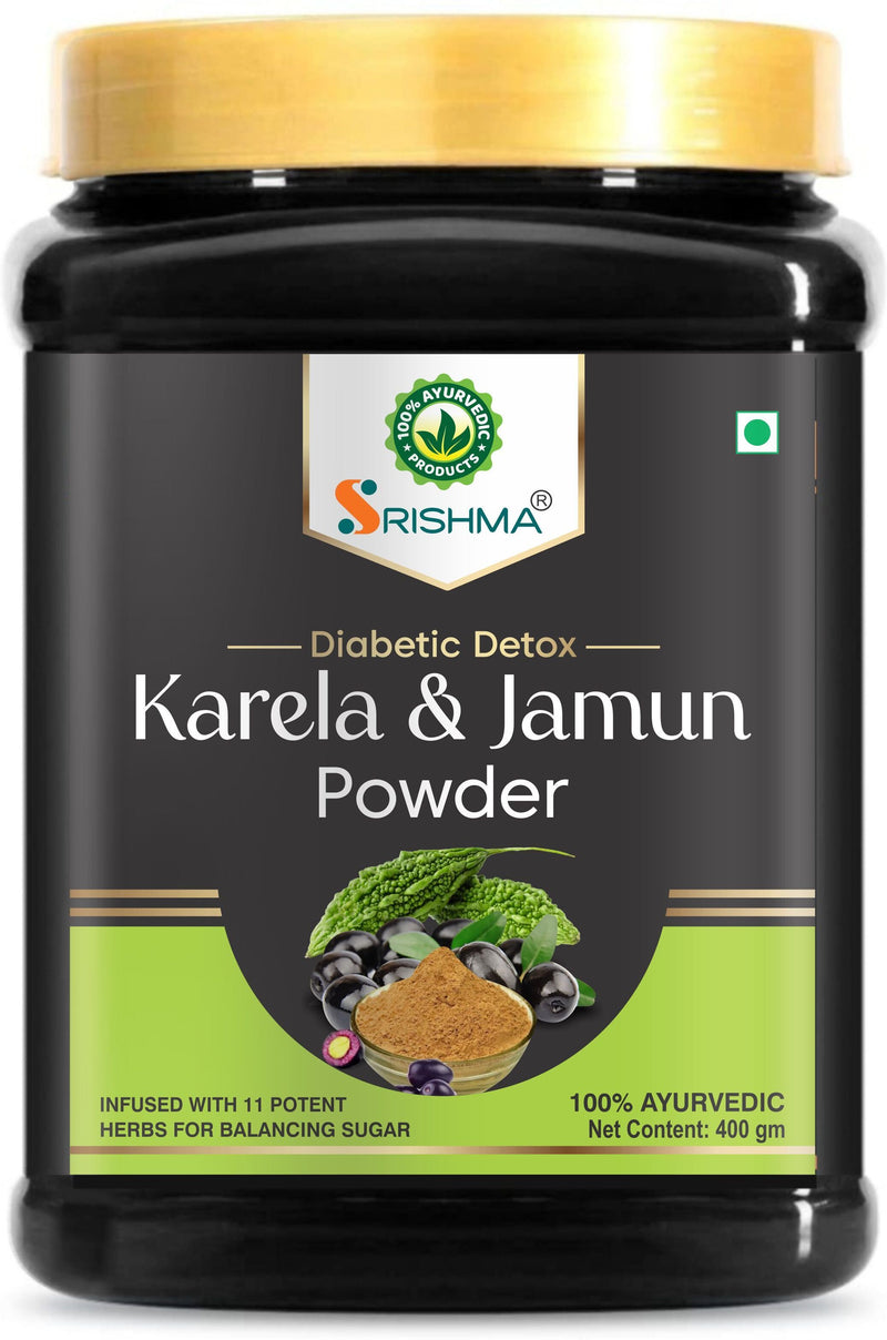 Karela Jamun Powder with 11 Potent Herbs for Maintaining Blood Sugar Levels