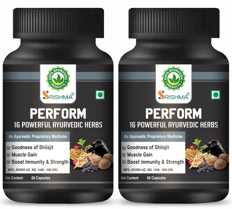 Ayurvedic Capsules Goodness of Shilajit | Stamina & Strength | For Men