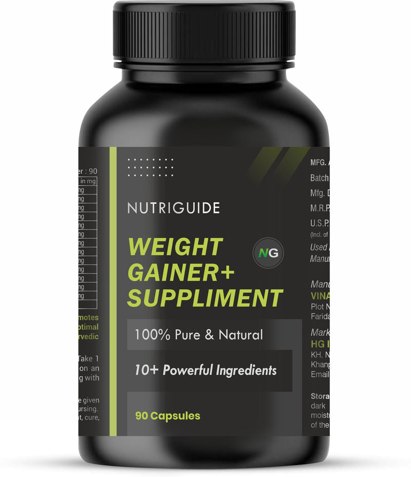 Supplement New and Improved Formula, Muscle Mass Gainer I 100% Ayurvedic
