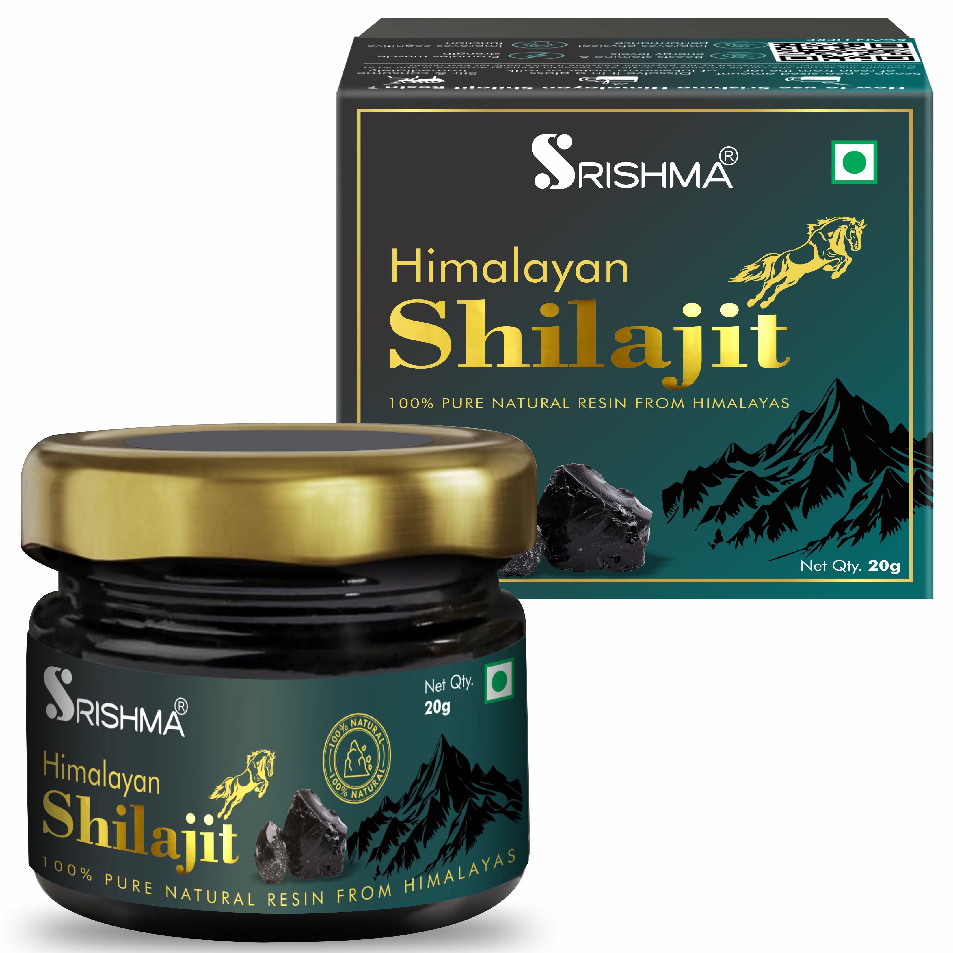 Himalayan Shilajit Resin for Strength, Power & Boosts Stamina | 100% Ayurvedic