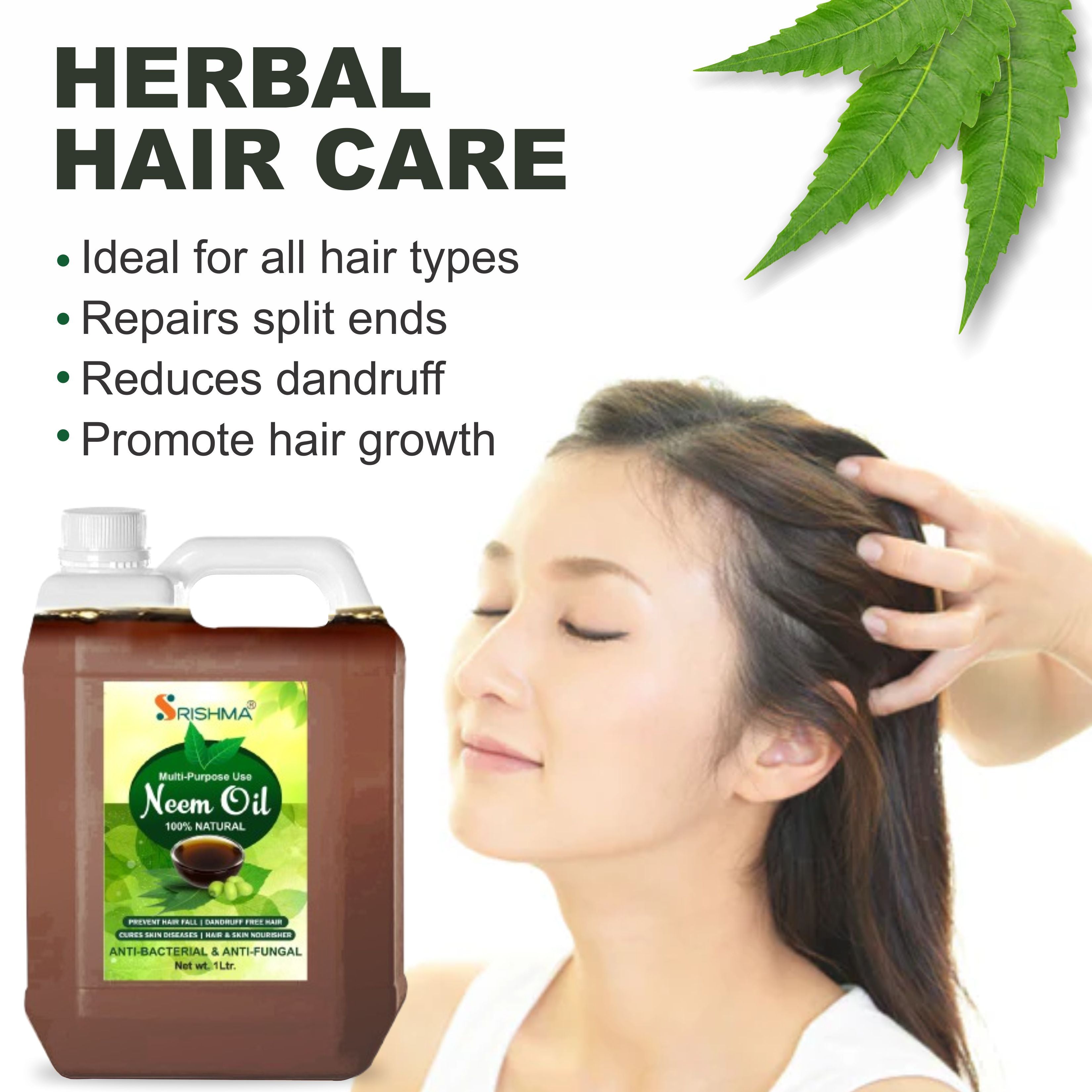 Cold Pressed Pure Neem Oil for Hair Dandruff | Neem Oil For Skin | Neem