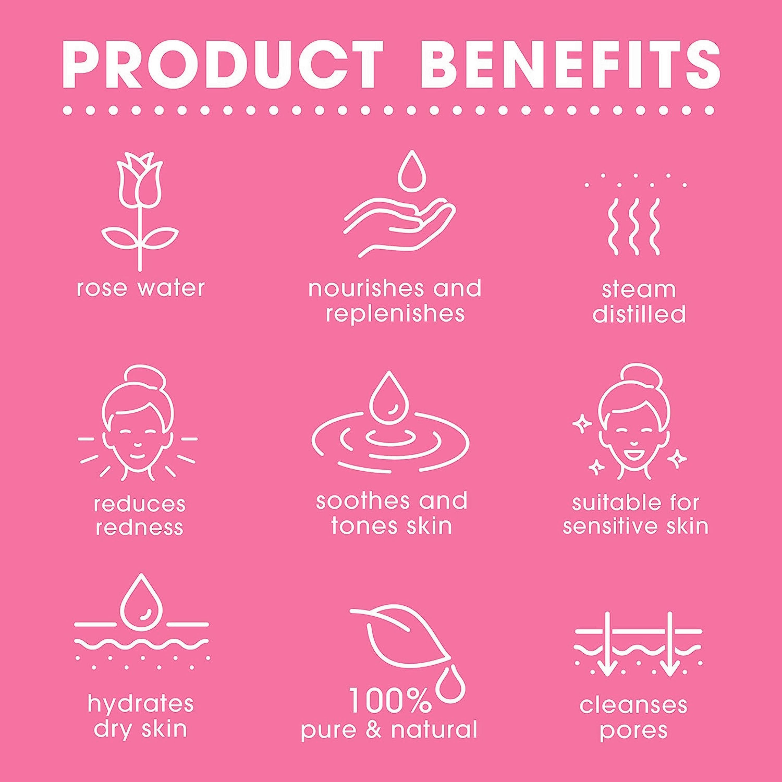Ayurveda Fresh Rose Water (Facial Toner)