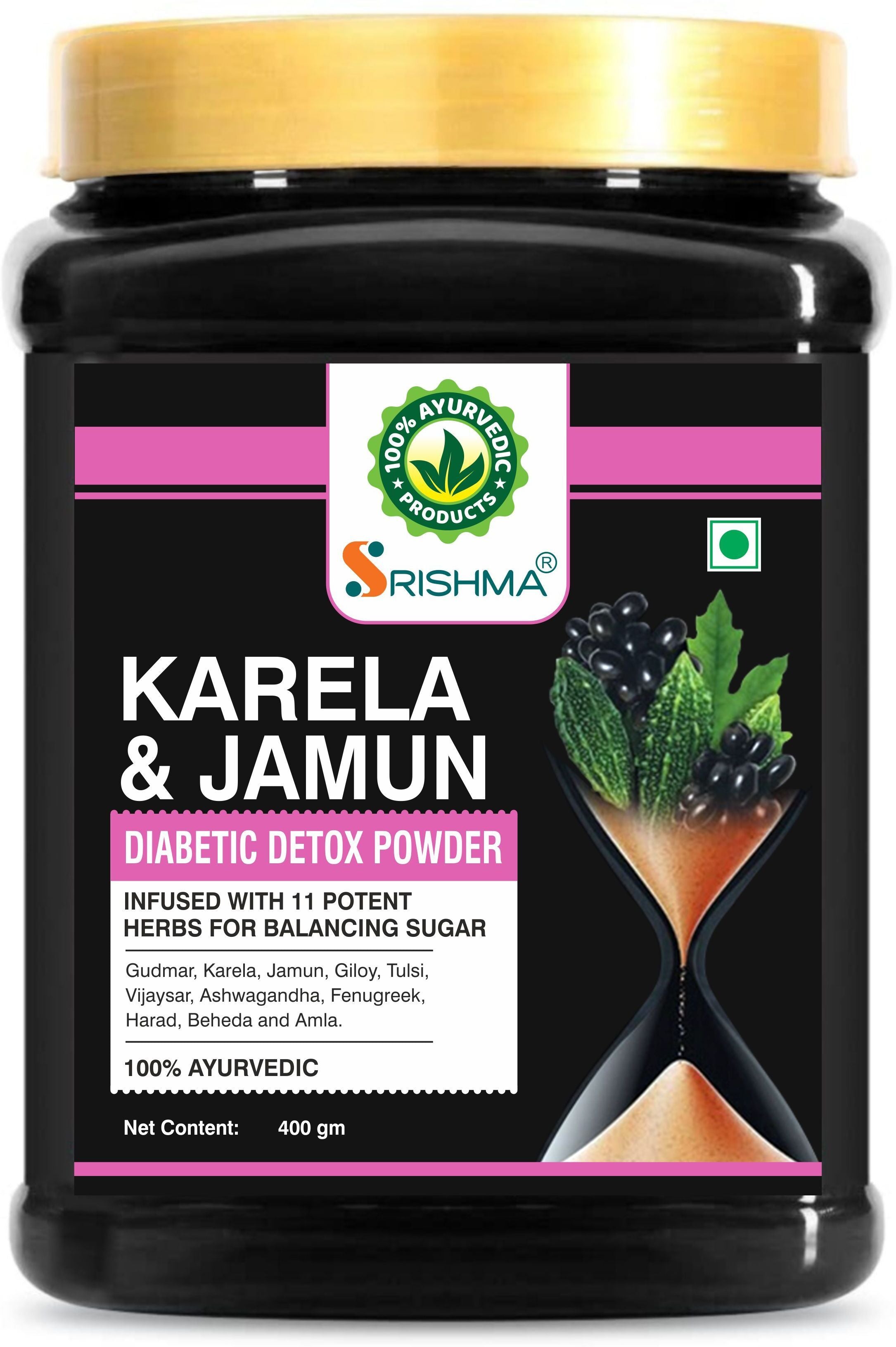 Karela Jamun Powder - For Maintaining Blood Sugar Levels