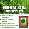 Cold Pressed Pure Neem Oil for Hair Dandruff | Neem Oil For Skin | Neem