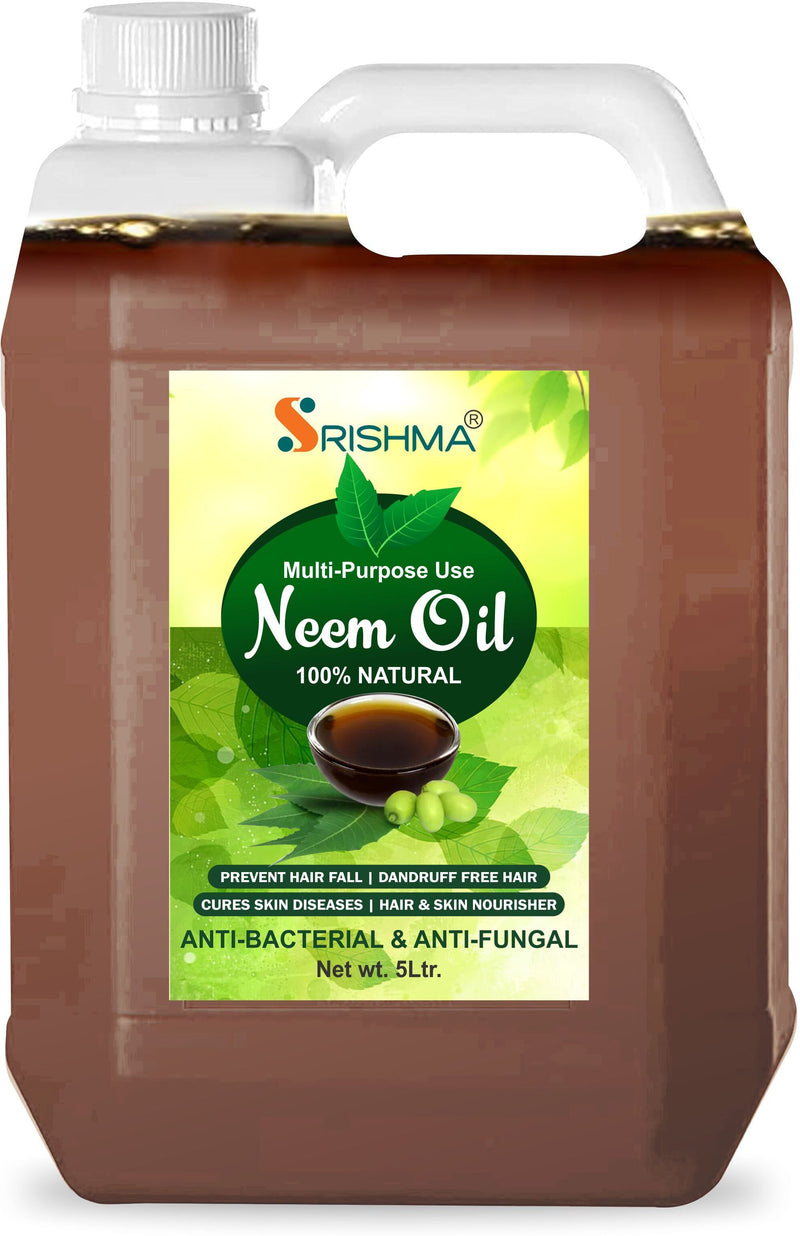 Cold Pressed Pure Neem Oil for Hair Dandruff | Neem Oil For Skin | Neem