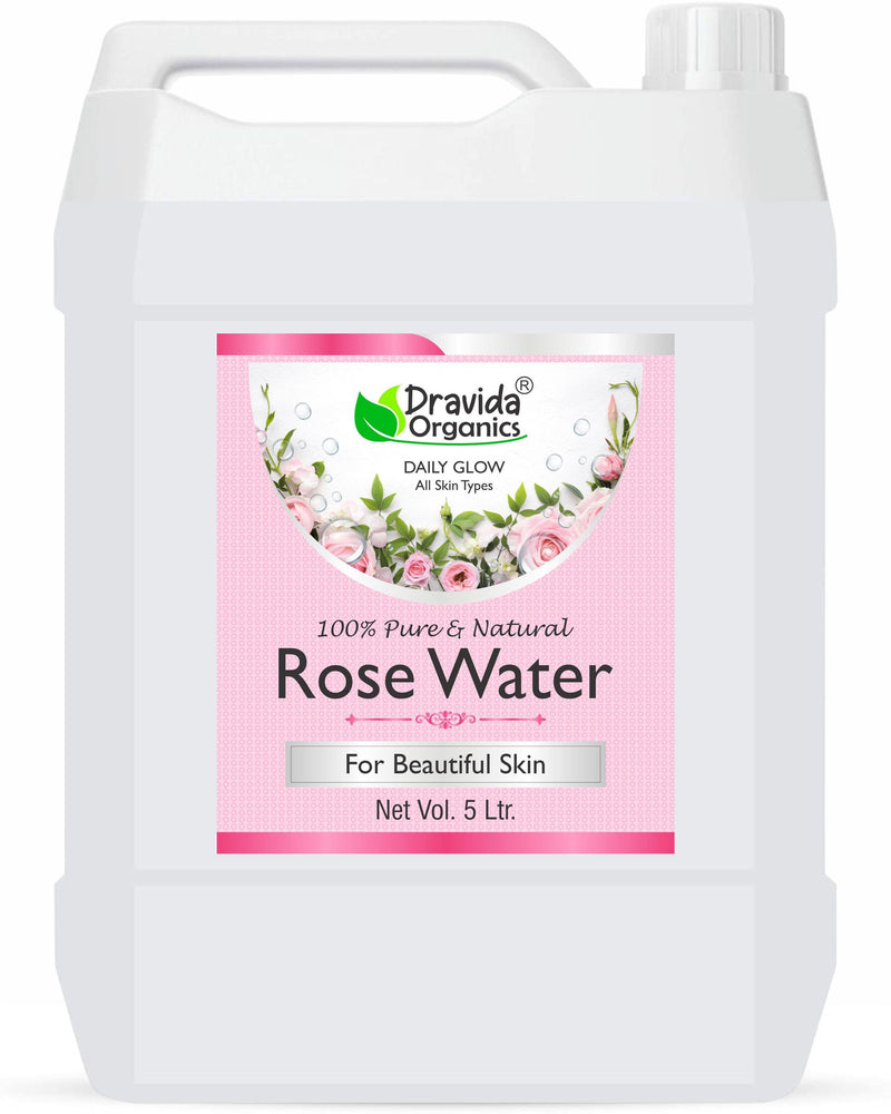 100% Pure Rose Water (Gulab Jal) For Face & Skin Care - Men & Women
