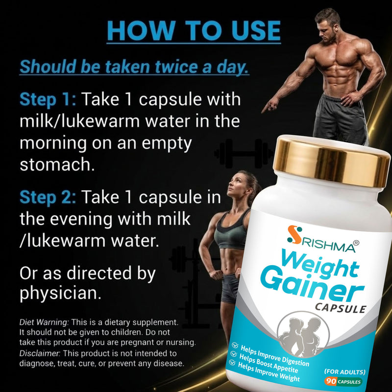 Weight Gainer Capsule for Supports Faster Muscle Development