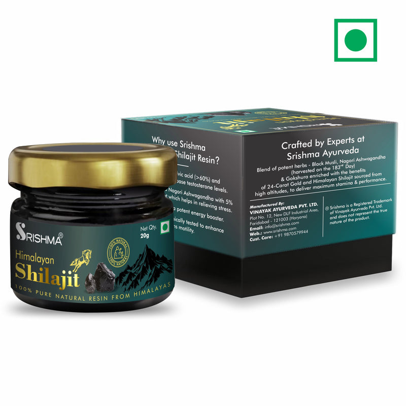 Himalayan Shilajit Resin for Strength, Power & Boosts Stamina | 100% Ayurvedic
