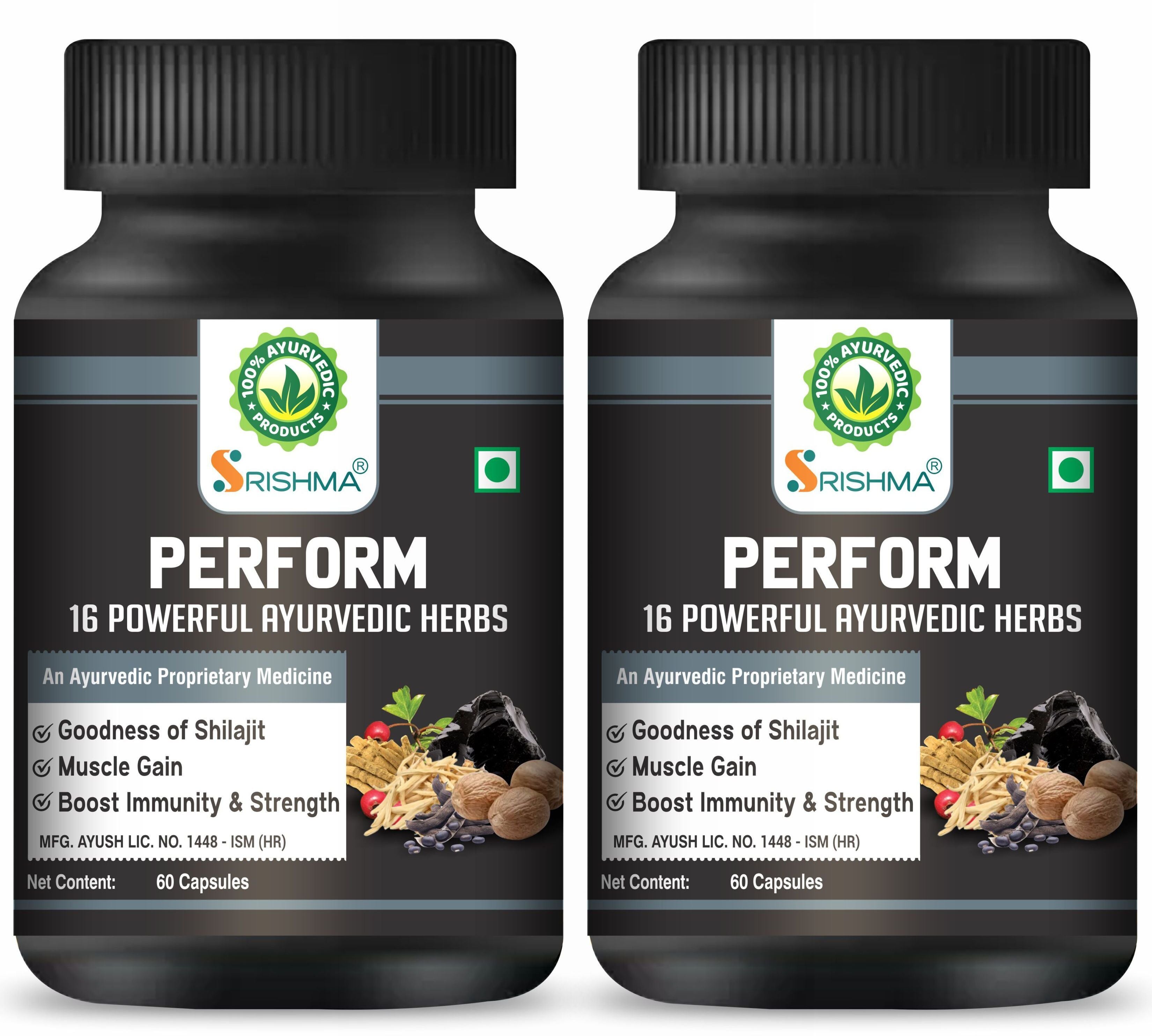 Ayurvedic Capsules Goodness of Shilajit | Stamina & Strength | For Men